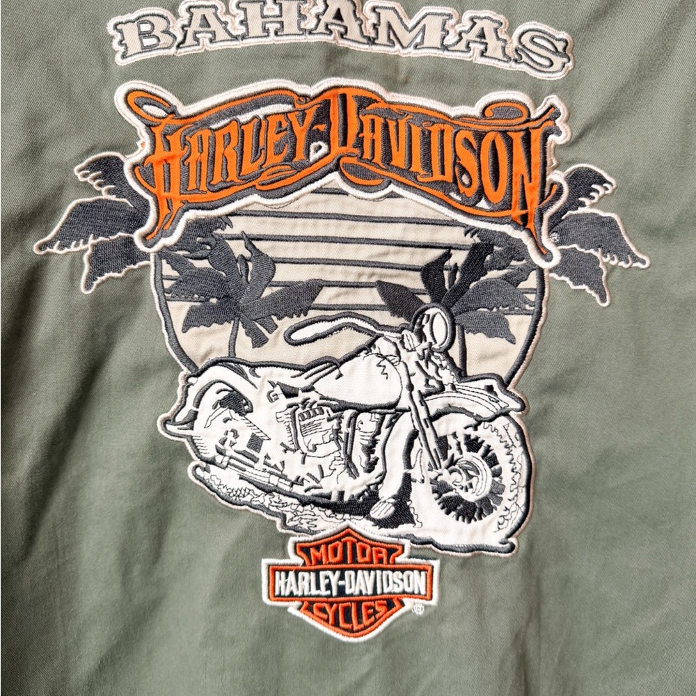 Harley-Davidson Bahamas Graphic Button-up